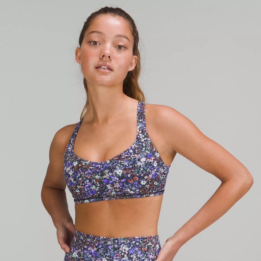 Lululemon Athletica Floral Sports Bra